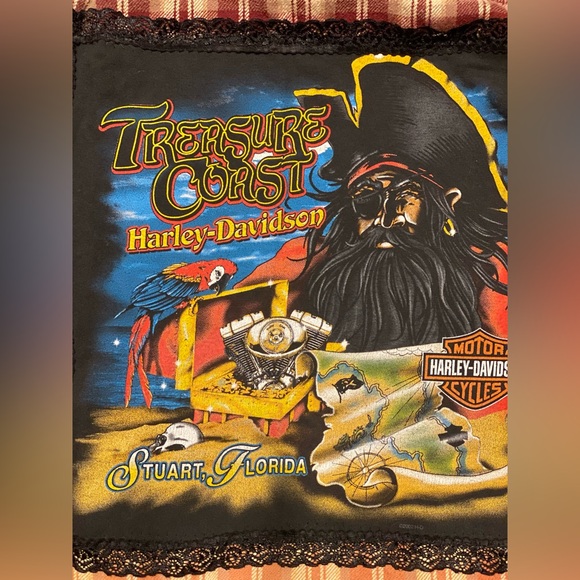 Small Bleached Flannel X Treasure Coast Harley-Davidson - Picture 8 of 8